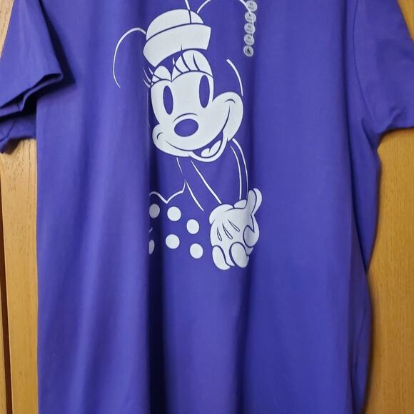 Disney Parks Minnie Mouse Purple T-Shirt -XL - Picture 4 of 13